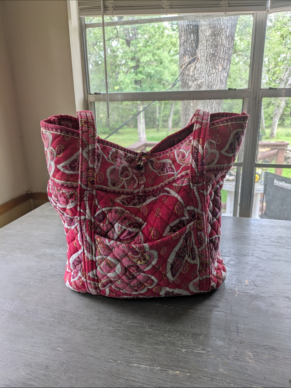 Vera Bradley Pink Paisley Tote Bag